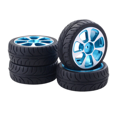 

Tailored 4PCS 110 Aluminium Alloy Wheels with Tires for HPI Redcat On Road Racing Car