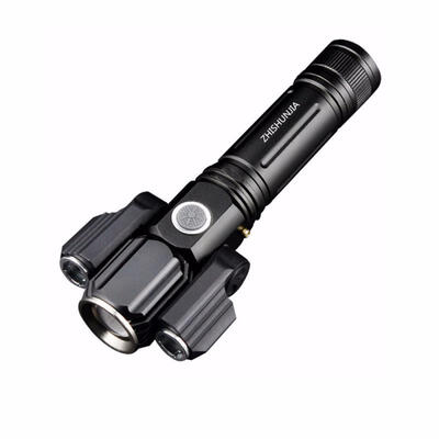 

ZHISHUNJIA Multi-functional 3-head Waterproof Portable Flashlight for Outdoor Camping