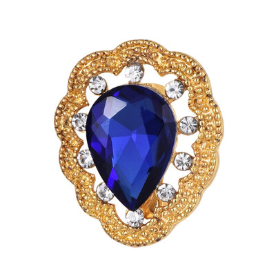

GoldSilver Women s Brooch Crystal Brooch Water droplets Inlaid Drill