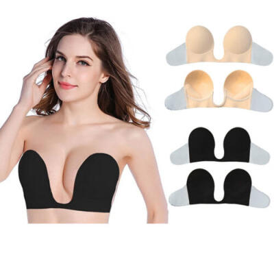 

Silicone Adhesive Stick On Magic Push Up Gel Strapless Invisible Bra Backless
