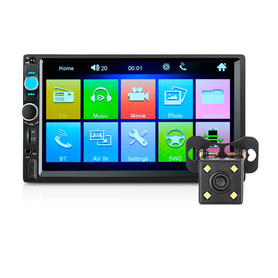 

Universal 7 inch Bluetooth FM Radio Car MP5 Player with 720P Camera