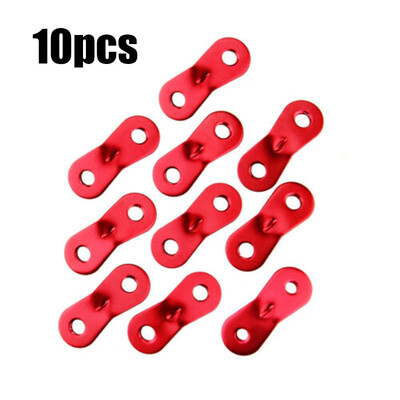 

10Pcs Camping Tent Lock Cord Rope Fastener Guy Line Tensioners Bent Runners Set