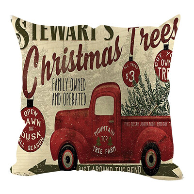 

〖Follure〗Christmas Pillow Cover Pillowcases Decorative Sofa Cushion Cover Home Decoration