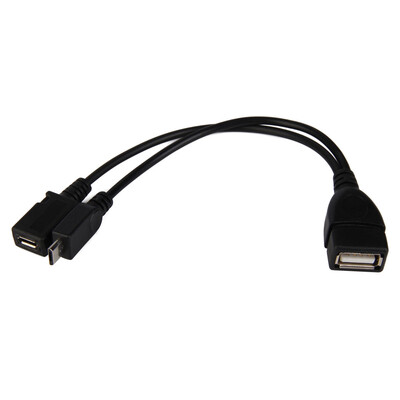 

Micro USB OTG HOST Cable USB Power for Samsung Phone i9100 i9220 i9250
