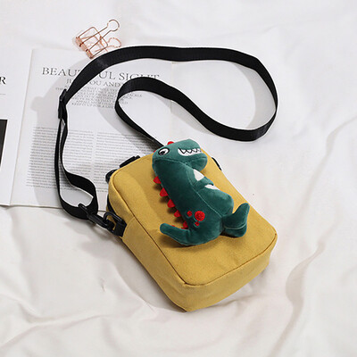 

Tailored Women Fashion Canvas Dinosaur Coin Purse Shoulder Tote Handbag Casual Bag