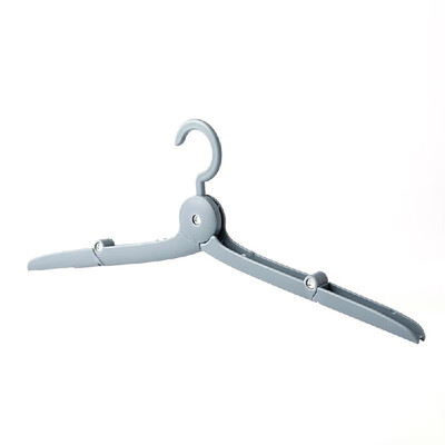 

Independent design travel folding hanger mini telescopic portable dormitory multi-function travel business trip hanger 40g grey
