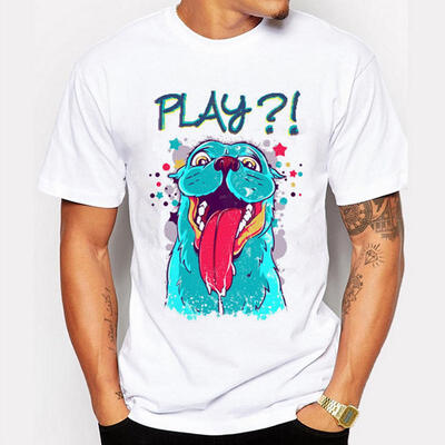 

Mens T-shirt Printed Animal T-shirt Mens Funny Clothing Harajuku T-shirt Casual Mens Casual T-shirt 2019 New T-shirt