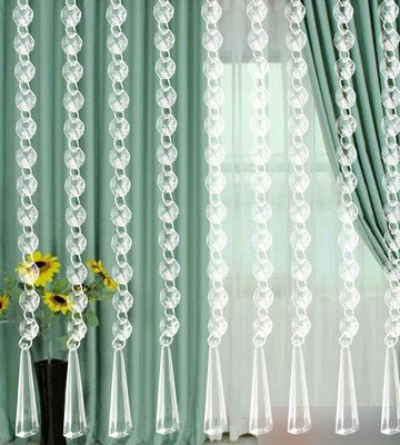 

Gobestart DIY Wedding Decor Diamond Curtain Acrylic Crystal Beaded Curtain