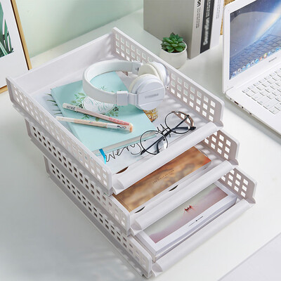 

〖Follure〗Plastic Storage Rack Stackable Clothes Drawer Style Storage Shelf for Sundries A