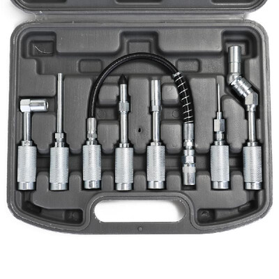 

7PCS Grease Device Set Professional High Accuracy Accessories Humanized Design Lubricating Tool