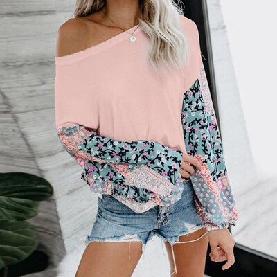 

2019 Autumn Winter Women Fashion O-neck Wooden ear Long sleeve Printing Sweatshirt
