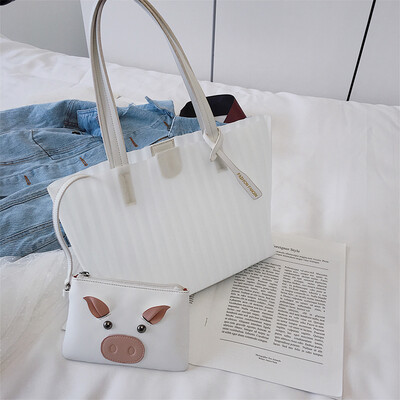 

Summer new large capacity bag female 2019 new wave Korean version of the wild single shoulder slung fashion transparent mother bag