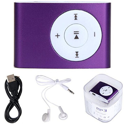 

USB Portable Mini MP3 Player Support 32GB Micro SD TF Card With Headphone