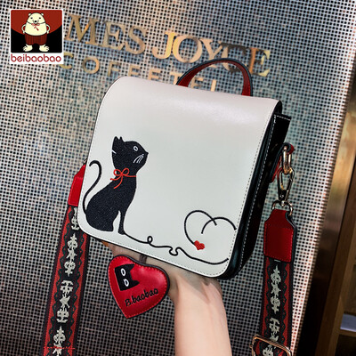 

On the new bag girl 2019 new Korean version fashion feeling single shoulder oblique satchel girl hundred handbags