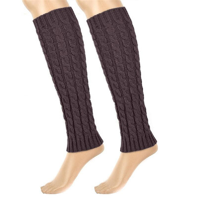 

Winter Women Knitted Crochet Thigh Leg Warmer Cover Long Leggings Slouch Boot Cuffs High Socks