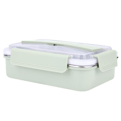 

Portable Stainless Steel Bento Lunch Box Leak-Proof School Food Container