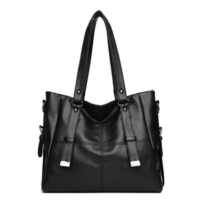 

2018 Ladies Bag Big Casual Tote Bags Brand Large Capacity Women Handbags High Quality PU Leather Women Bags Soft Patchwork bag