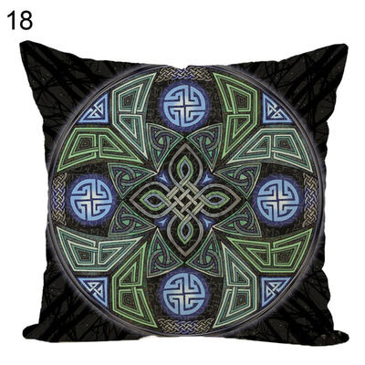 

45x45cm Mandala Pattern Throw Pillow Case Cushion Cover Home Sofa Bed Car Decor