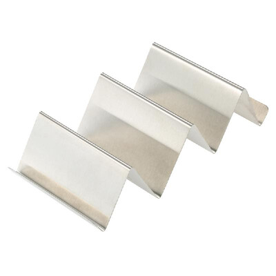 

Taco Holder Stand Stylish Stainless Steel Taco Racks Tortilla Holders Metal Pancake Taco Trays with Handles Grill Oven Dishwasher