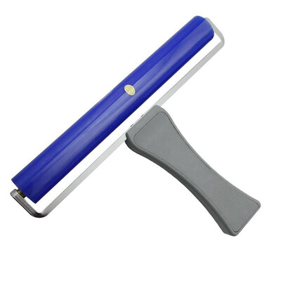 

Walter sticky roller manual wide handle cleaning 10 inch silicone sticky roller