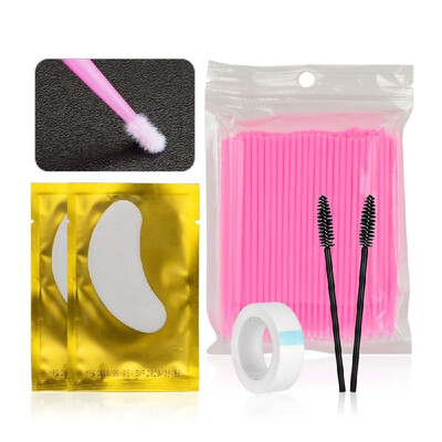 

Eyelash Extension Tools Set False Eyelashes Extension Practice Exercise Kit Makeup Tool for Grafting Eyelashes Cleaning Suit Black