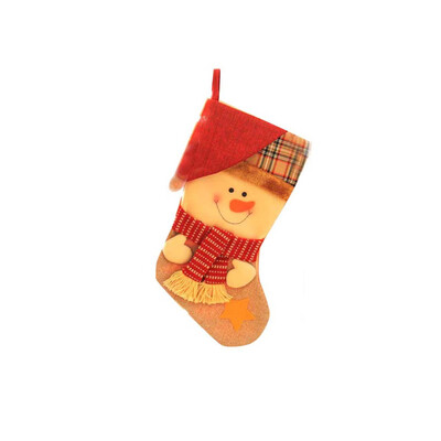 

〖Follure〗Christmas Gift Bag Santa Claus Snowman Elk Xmas Decoration Ornament Sock Decors