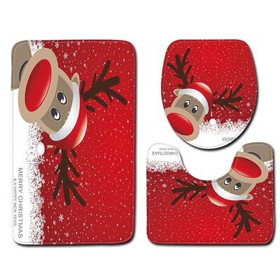 

Tailored 3pcs Non-Slip Bath Mat Bathroom Kitchen Carpet Doormats Decor