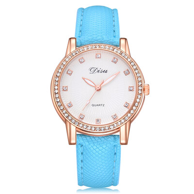 

Disu DS071 Women Fashion Dial PU Band Quartz Wrist Watch