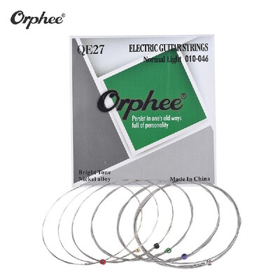 

Orphee QE29 Electric Guitar String 6pcsSet011-050 Hexagonal Steel Core Nickel Alloy Medium Tension