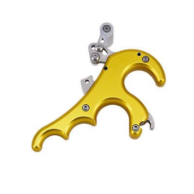 

Hunting Archery Arrow 4 Finger Grip Caliper Release Aids For Compound Bow