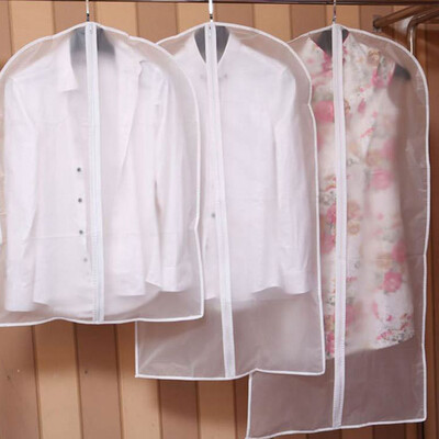 

Transparent clothes dust cover non-woven waterproof suit dust bag clothing dust bag