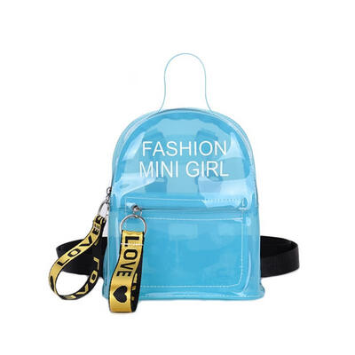 

2019 New Fashion PVC Backpack Childrens Student Jelly Backpack