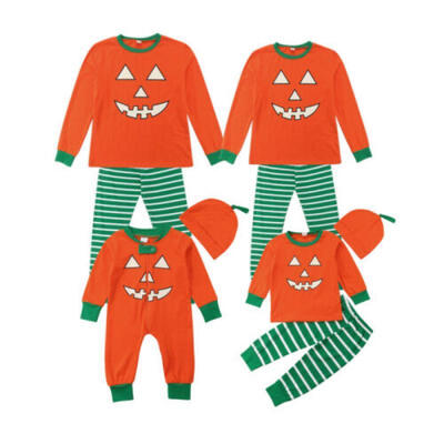 

Halloween Family Matching Pajamas Set Adults Kids Baby Sleepwear Nightwear Set