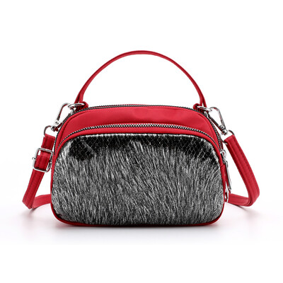

Portable one-shoulder bag lady Mini outdoor inclined bag waterproof nylon bag fashion handbag