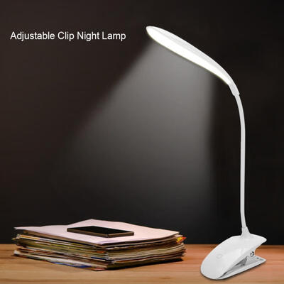 

Greensen Adjustable USB 18 LED Night Lamp with Clip for Bedroom Table Reading Book Light