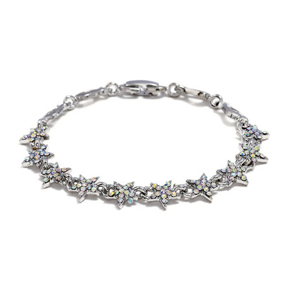 

Pentagram Star Crystal Bracelet Made With Czech Crystal Romantic Fashion Jewelry Gift For Women Lady Girlfriend