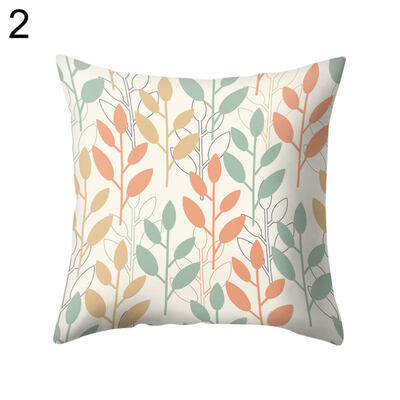 

Fresh Flower Stripe Dot Square Throw Pillow Case Cushion Cover Bedding Articles