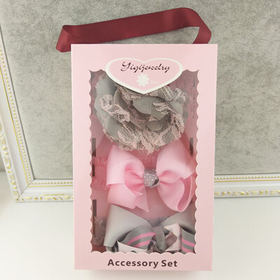 

Gobestart 3PCS Girl Bow Pearl Hair Accessories Small Fresh Headwear Set