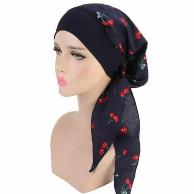 

Womens Muslim Beanie Turban Hat Head Scarf Wrap Chemo Bandana Hijab Cap