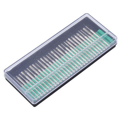 

30PCSSet 3mm Shank Diameter Abrasive Needles for Polishing Grinding Marble Rock Jewelry Dremel Rotary Tool Drill Bit