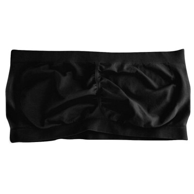 

Plus Size Sexy Womens Strapless Boob Tube Top Women Bra Unlined Seamless One-Piece Strapless Wire Free Solid Tube Tops
