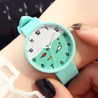 

Ladies watch waterproof fashion ins Harajuku school style Korean fashion student children cartoon watch cute
