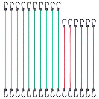 

〖Follure〗Best Choice 162427Piece Premium Bungee Cord Assortment in Storage Jar