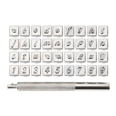 

36pcs Steel Alphabet Number Stamp Punch Set for Leather Craft Tools Kit