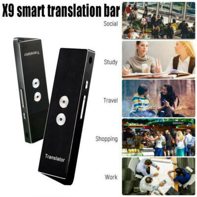 

2 Way Smart Portable Voice Translator Instant 40 Multi Languages Learn APP 24G