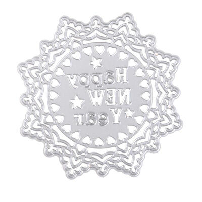 

Metal Cutting Dies Stencils for DIY Scrapbooking Photo Album Happy New Year