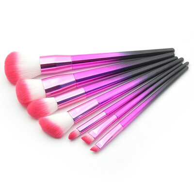 

Toponeto 7 Pcs Black Pink Diamond Handle Eye Brush Makeup Brush Makeup Brush Set