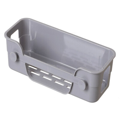 

Kitchen Bathroom Wall Storage Shelf Hanging Rack Corner Basket Holder Organizer