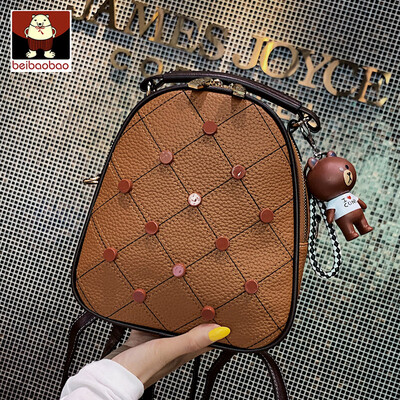 

Ins shoulder bag small backpack women 2019 new Korean version of Joker multi-purpose bag fashion shoulder Messenger bag