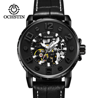 

Augustus OCHSTIN hollow leather waterproof mens automatic mechanical watch mens watch